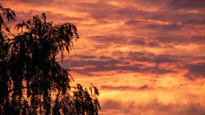 Avondgloed, de foto