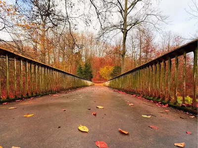 Brug in herfstkleuren 2, de foto
